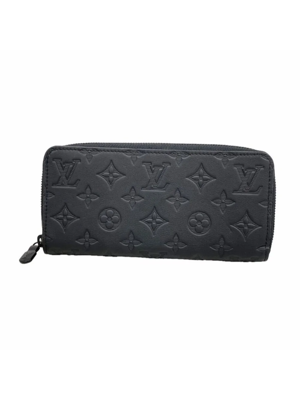 Louis Vuitton Wallet Monogram Shadow Zippy Horizontal Black